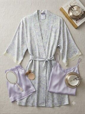 Vintage California Dynasty Green Blue/Purple Robe